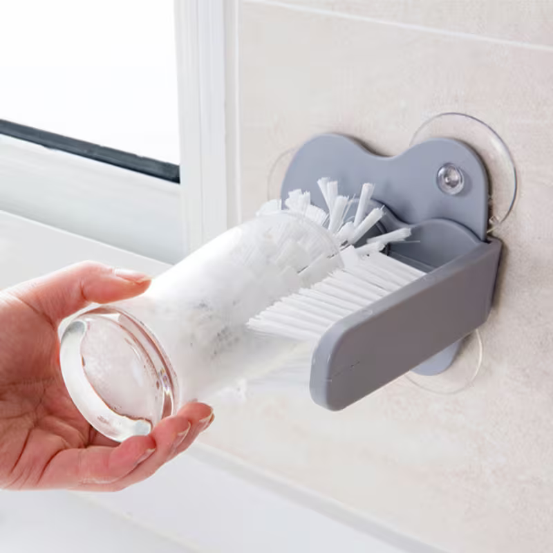 2-Piece Glass Cleaning Set – Cup Washer & Glass Cleaner