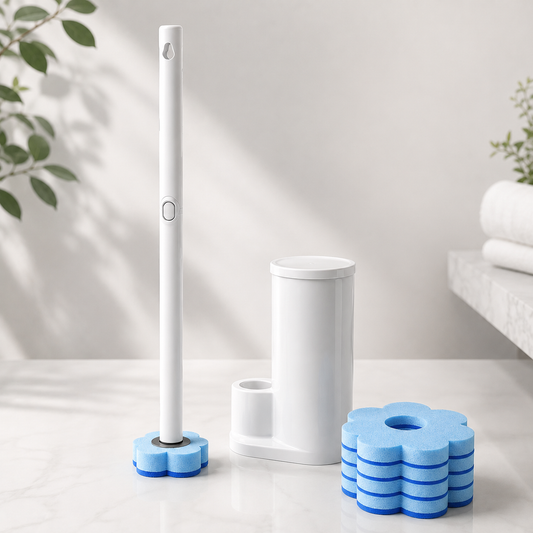 Disposable Toilet Brush Kit