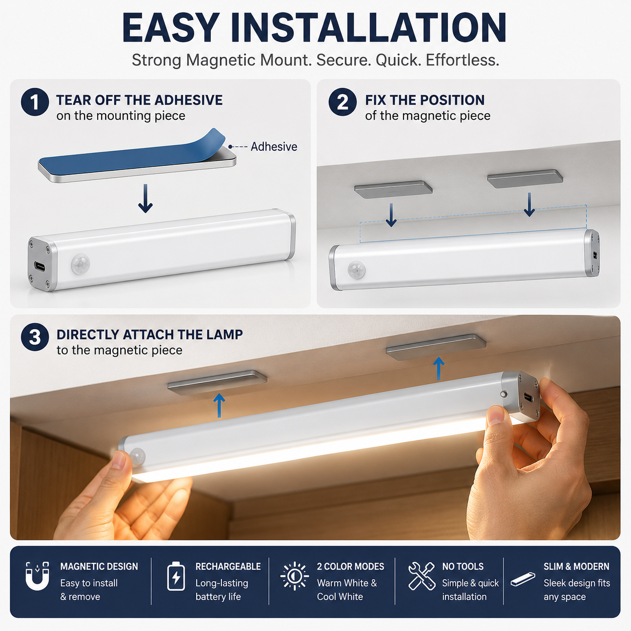Smart Motion Sensor Light (20cm)