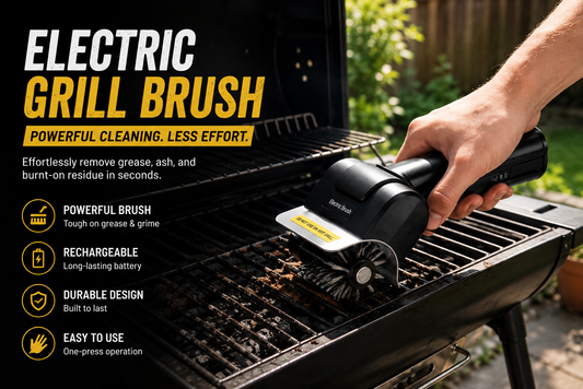 GrillForce™ Electric BBQ Grill Cleaning Brush